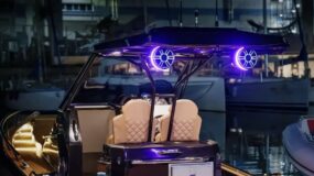 A hi-end LED marine audio setup and lighting