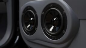 two car audio speakers